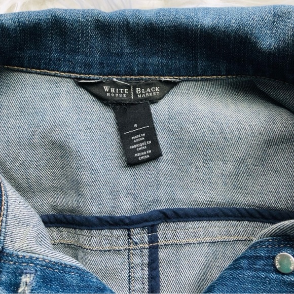 WHBM Embellished Denim Jacket - Picture 8 of 8